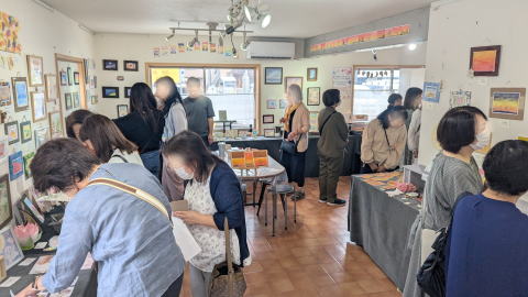 第2回 3色パステルアート 千葉インストラクター作品展-会場3