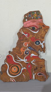 銘木にマレビトアソビ