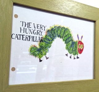  Calligraphy　The Very Hungry Caterpillar